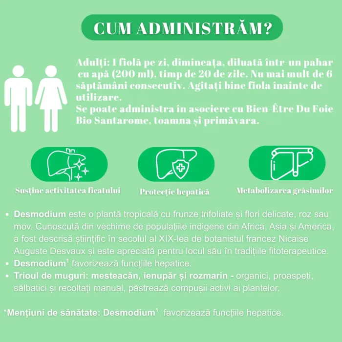 Desmodium 2500 (20 fiole), Santarome