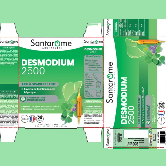 Desmodium 2500 (20 fiole), Santarome