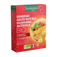 Ginseng - Laptisor De Matca - Guarana - Acerola Bio (20 fiole), Santarome