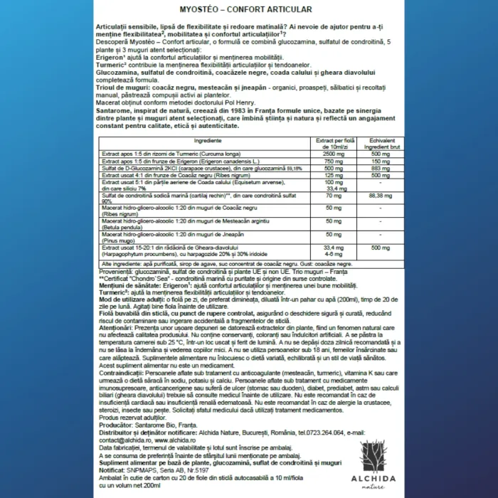 Confort Articular (20 fiole), Santarome