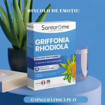 Griffonia Rhodiola (20 fiole), Santarome
