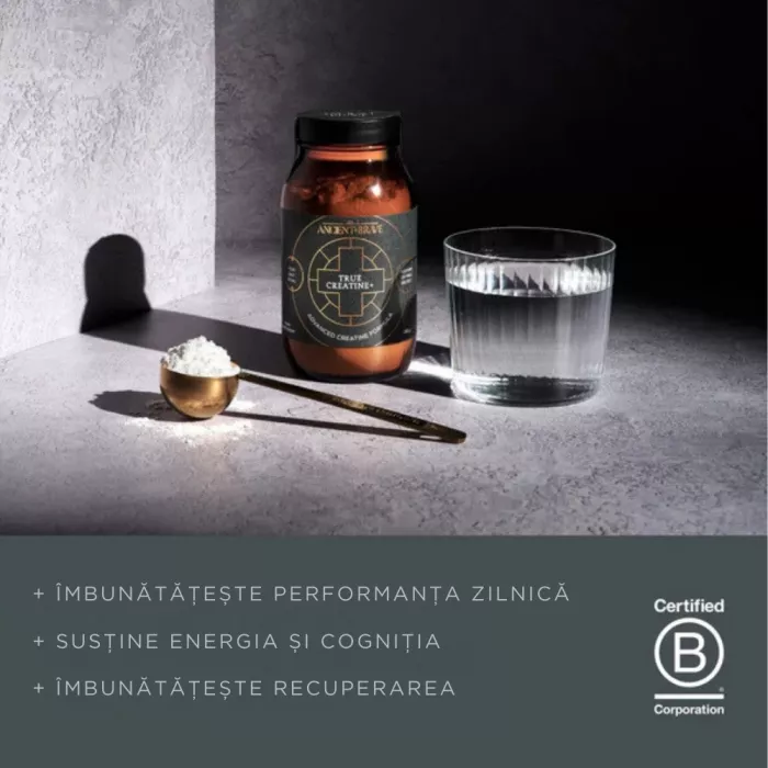 True Creatine+ (180g), Ancient and Brave