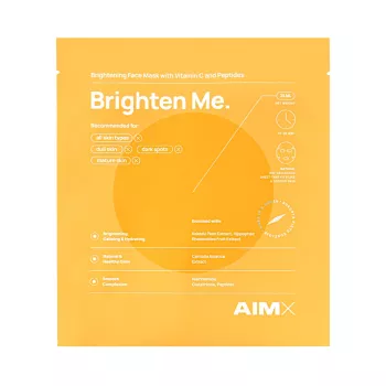 Masca Brighten Me cu vitamina C, glutation si niacinamide (25ml), AIMX Masca Brighten Me cu vitamina C, glutation si niacinamide (25ml), AIMX