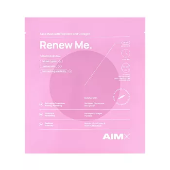 Masca Renew Me cu peptide,colagen hidrolizat si acid hialuronic (25ml), AIMX Masca Renew Me cu peptide,colagen hidrolizat si acid hialuronic (25ml), AIMX