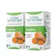Duo Pack Organic Fermented Turmeric 600 mg Full Spectrum (60 capsule), Living Nutrition