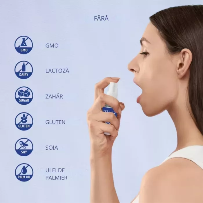 Vitamina D3+K2 Vegan Oral Spray (30ml), Neutrient