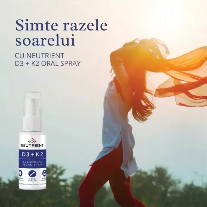 Vitamina D3+K2 Vegan Oral Spray (30ml), Neutrient