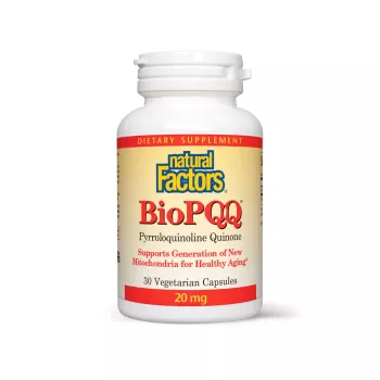 Coenzima Bio-PQQ Forte 20 mg (30 capsule), Natural Factors Coenzima Bio-PQQ Forte 20 mg (30 capsule), Natural Factors