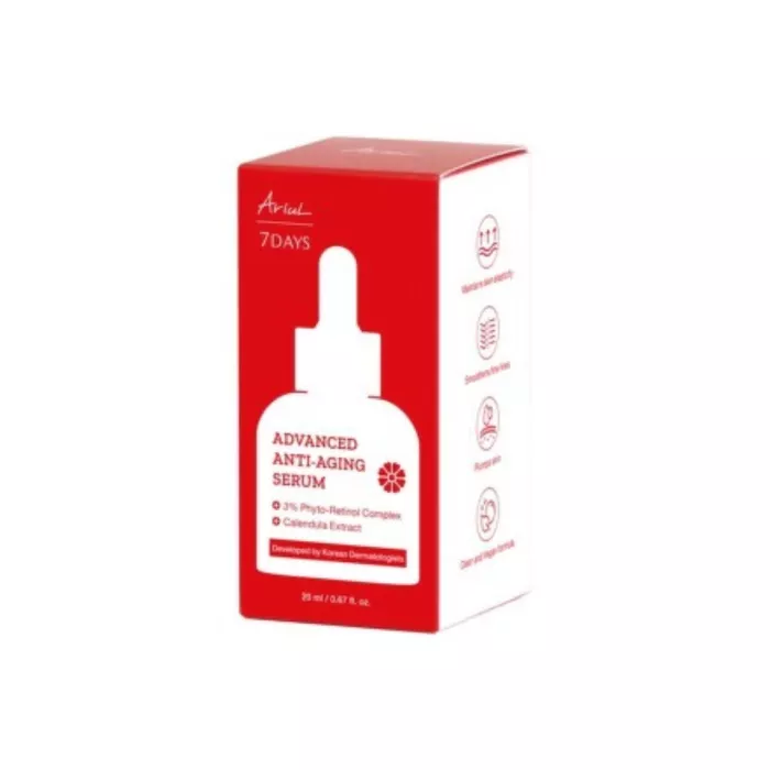 Serum 7days Advanced Anti-aging 3% Complex fito-retinol & Extract de glabenele (20ml), Ariul