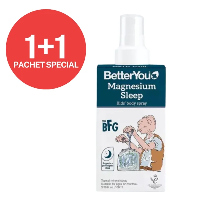 1+1 Magnesium Kids Body spray BFG (100 ml), BetterYou