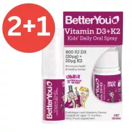 2+1 Vitamina D3+K2 copii 400UI+10μg, BetterYou