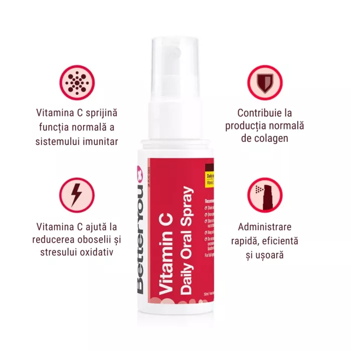 Vitamina C Oral Spray (50 ml), BetterYou Vitamina C Oral Spray (50 ml), BetterYou
