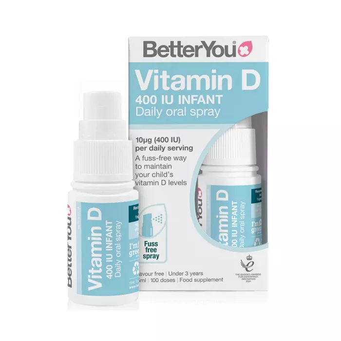 Vitamina D 400UI (copii 0-3 ani) Spray Oral (15 ml), BetterYou Vitamina D 400UI (copii 0-3 ani) Spray Oral (15 ml), BetterYou