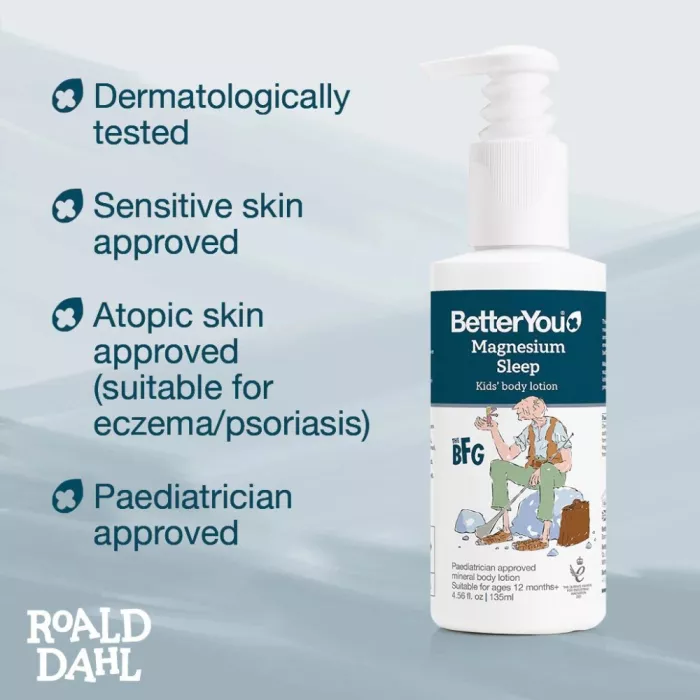 Magnesium Sleep Lotion Junior (135 ml), BetterYou