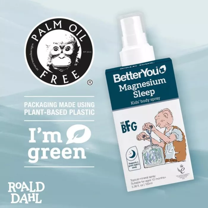 Magnesium Kids Body spray BFG (100 ml), BetterYou