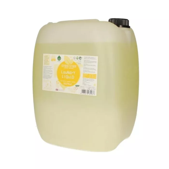 Detergent ecologic lichid pentru rufe albe si colorate cu portocale (20 litri), Biolu