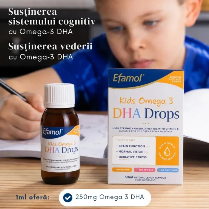 Kids Omega 3 DHA Drops (60ml), Efamol®