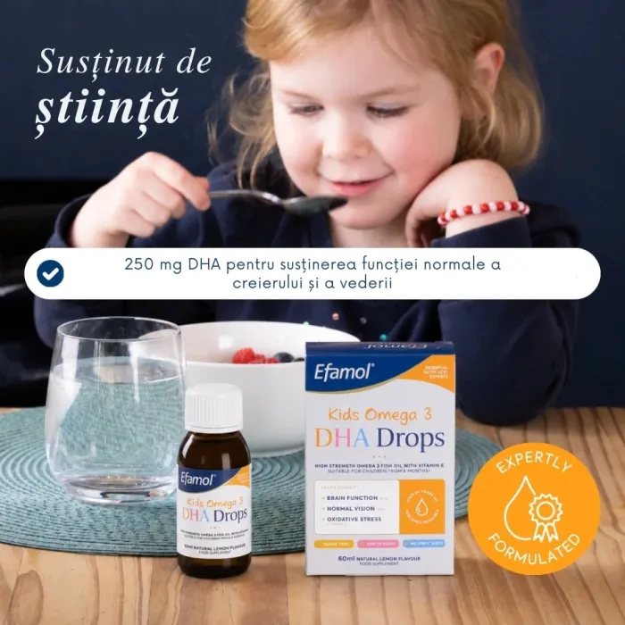 Kids Omega 3 DHA Drops (60ml), Efamol®