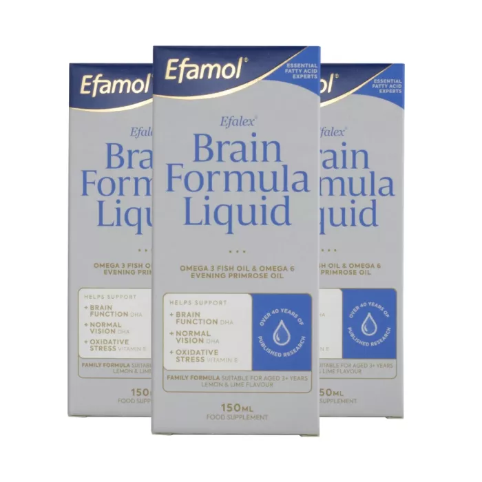 Economy Pack Efalex® Brain Formula cu DHA (150ml), Efamol®