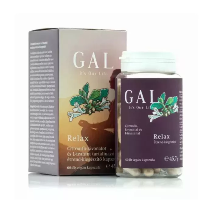 GAL Relax cu extract de roiniță și L-teanină (60 de capsule), GAL GAL Relax cu extract de roiniță și L-teanină (60 de capsule), GAL