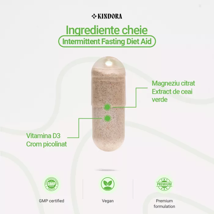 Intermittent Fasting Diet Aid, Kindora (60 capsule) Intermittent Fasting Diet Aid, Kindora (60 capsule)