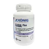 Gaba ne-sintetic cu P5P (60 capsule), Konig Laboratorium