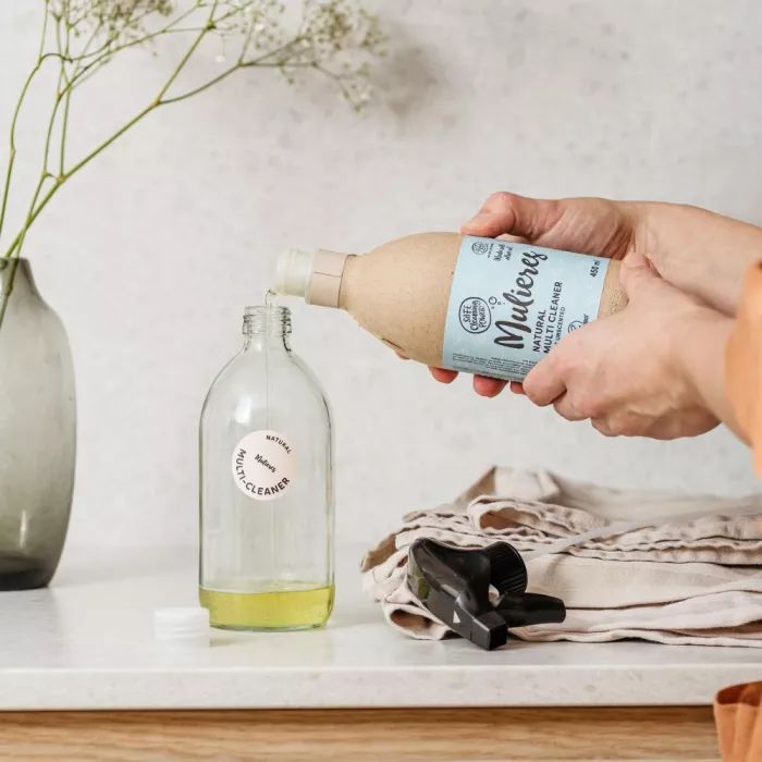 Detergent concentrat multi cleaner cu 99% ingrediente naturale fara parfum (450ml), Mulieres