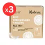 Pachet 3 x Tablete ecologice pentru mașina de spălat vase (3x25 buc), Mulieres