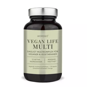 Vegan Life - Multi Vitamine & Minerale (90 capsule), Nordbo