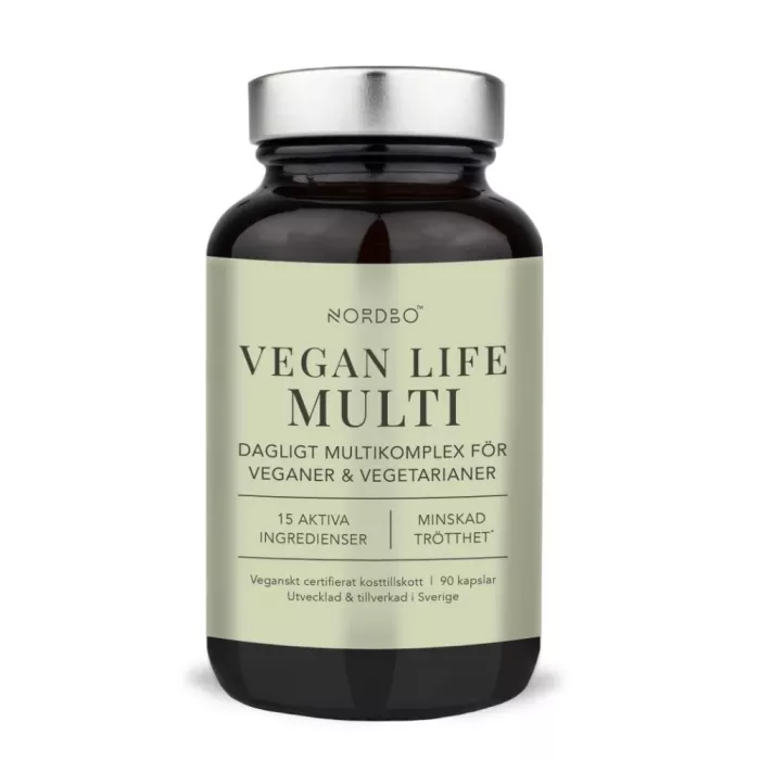Vegan Life - Multi Vitamine & Minerale (90 capsule), Nordbo