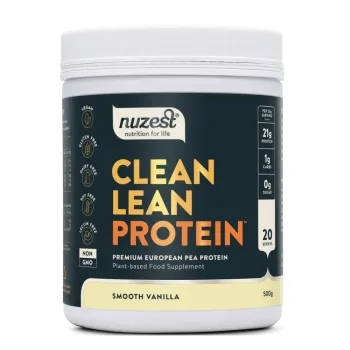 Proteina Vegetala - Clean Lean Protein - Smooth Vanilla (500 grame), Nuzest