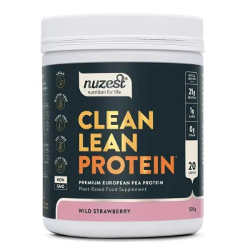 Proteina Vegetala - Clean Lean Protein - Wild Strawberry (500 grame), Nuzest