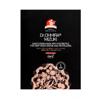 Dr.Ohhira® masca de fata tip servetel MIZUKI cu probiotice, (1 buc)