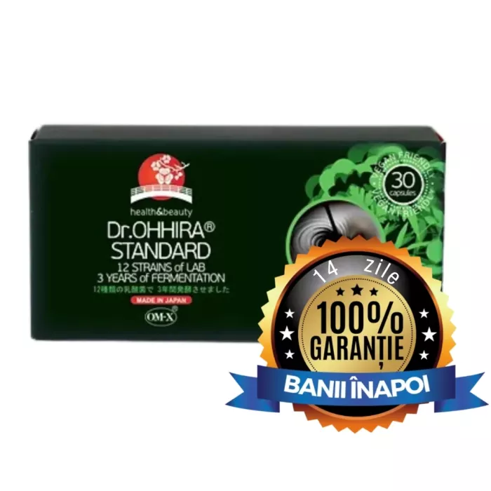 Dr.Ohhira® Standard probiotice fermentate 3 ani cu OM-X®, 30 capsule