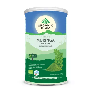 Moringa pudra (100 grame), Organic India