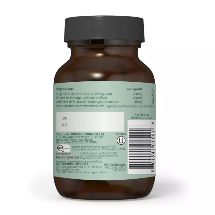 Osteoseal - sanatatea oaselor (60 capsule), Oganic India Osteoseal - sanatatea oaselor (60 capsule), Oganic India