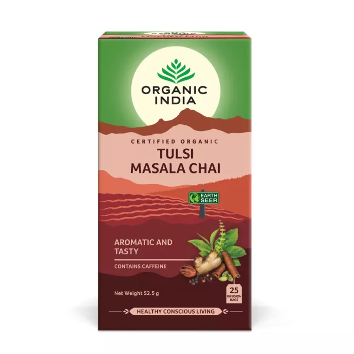 Ceai Tulsi Masala Chai (25 plicuri infuzie) , Organic India