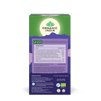 Ceai Tulsi Sleep - pentru somn calm, odihnitor (25 plicuri infuzie) , Organic India