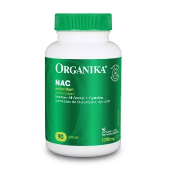 NAC N-acetil-cisteina 500 mg (90 capsule), Organika Canada