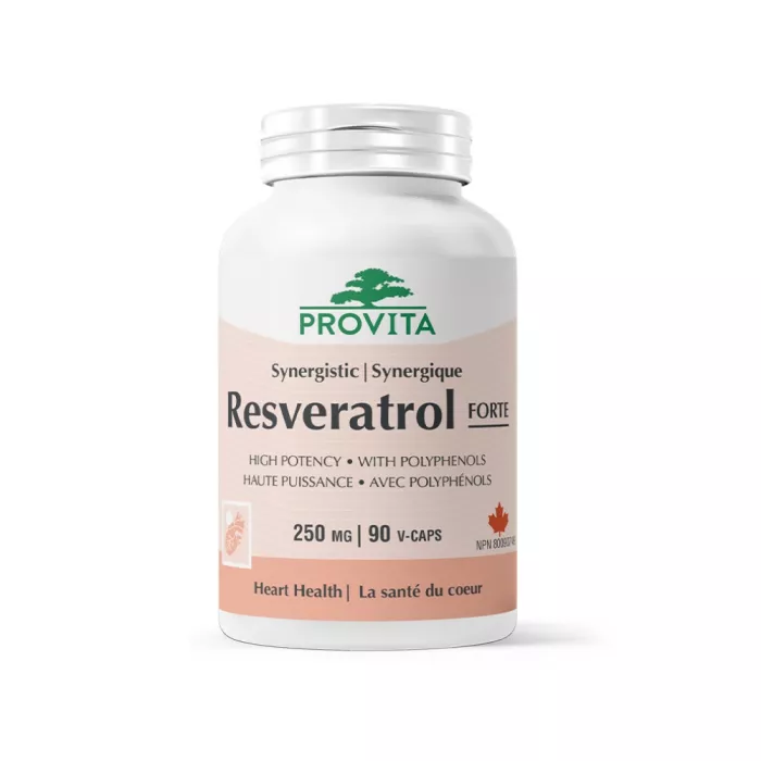 Resveratrol Sinergetic (250 mg), Provita Nutrition
