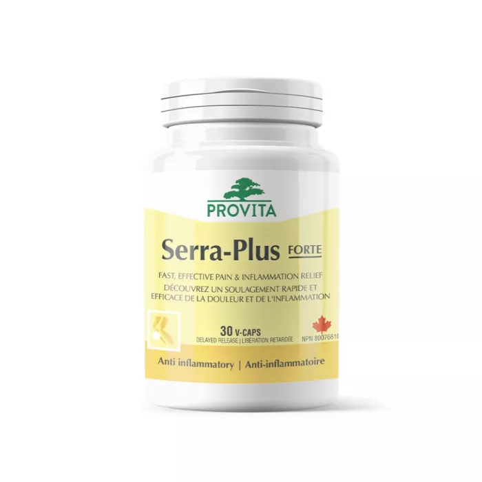 Serra Plus Serapeptaza Forte (30 capsule), Provita Nutrition