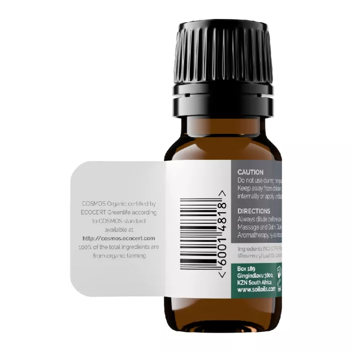 Ulei Esential Rozmarin 100% Organic (10 ml), SOiL