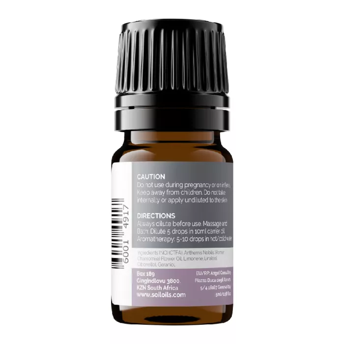 Ulei Esential Musetel Roman 100% Organic (2,5ml), SOiL