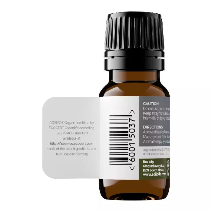 Ulei Esential Cedru 100% Organic (10 ml), SOiL