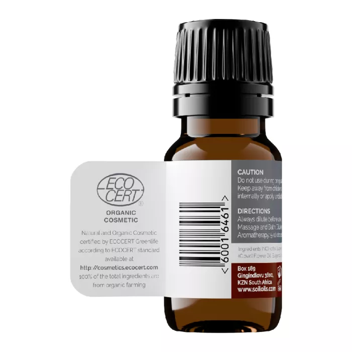 Ulei Esential Cuisoare 100% Organic (10 ml), SOiL