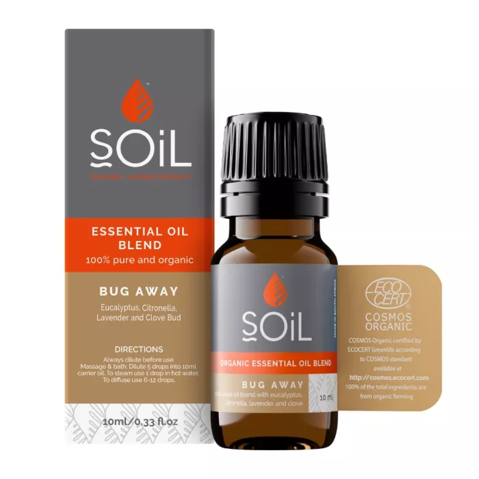 Blend Anti-Insecte - Amestec de Uleiuri Esentiale Bug Away Pure 100% Organice (10 ml), Soil