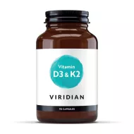 Vitamin D3 & K2 (90 capsule), Viridian