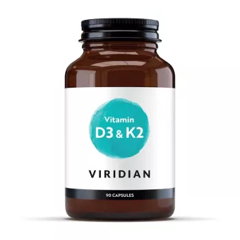 Vitamin D3 & K2 (90 capsule), Viridian