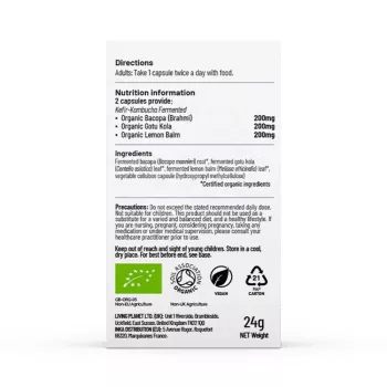 Organic Fermented Attention (60 capsule), Living Nutrition Organic Fermented Attention (60 capsule), Living Nutrition