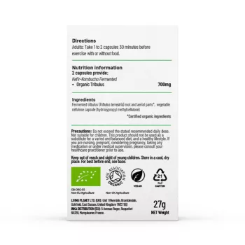 Organic Fermented Tribulus (60 capsule), Living Nutrition Organic Fermented Tribulus (60 capsule), Living Nutrition